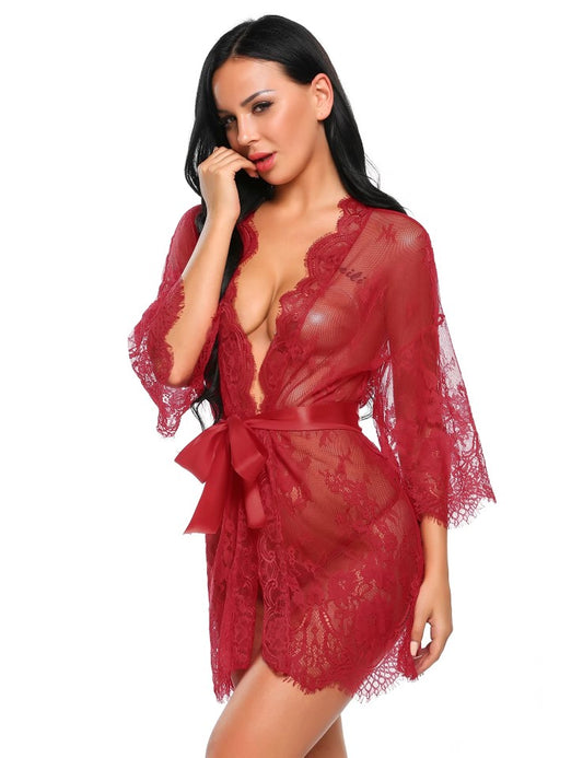 Women Lingerie Sexy Chemise Nightgown Lace Baby doll lingerie Dress